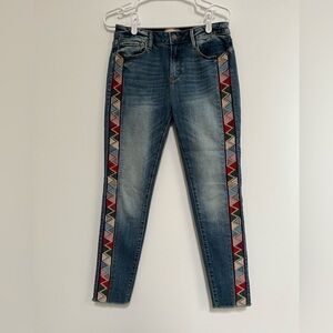 Driftwood Jackie Embroidered Jeans W27 / L28 EUC